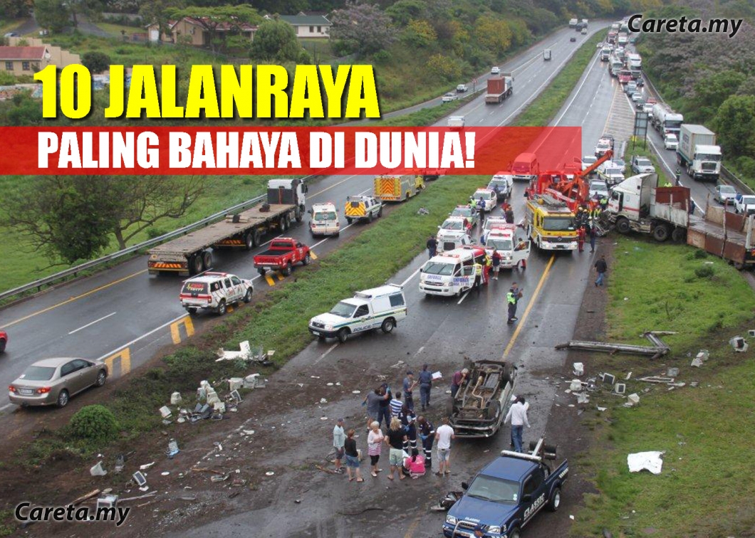 Kajian terkini: Malaysia negara ketujuh jalanraya paling bahaya dunia